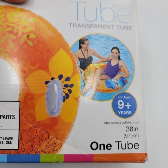 Intex Multicolored Floral Transparent Tube Float - Picture 8 of 9
